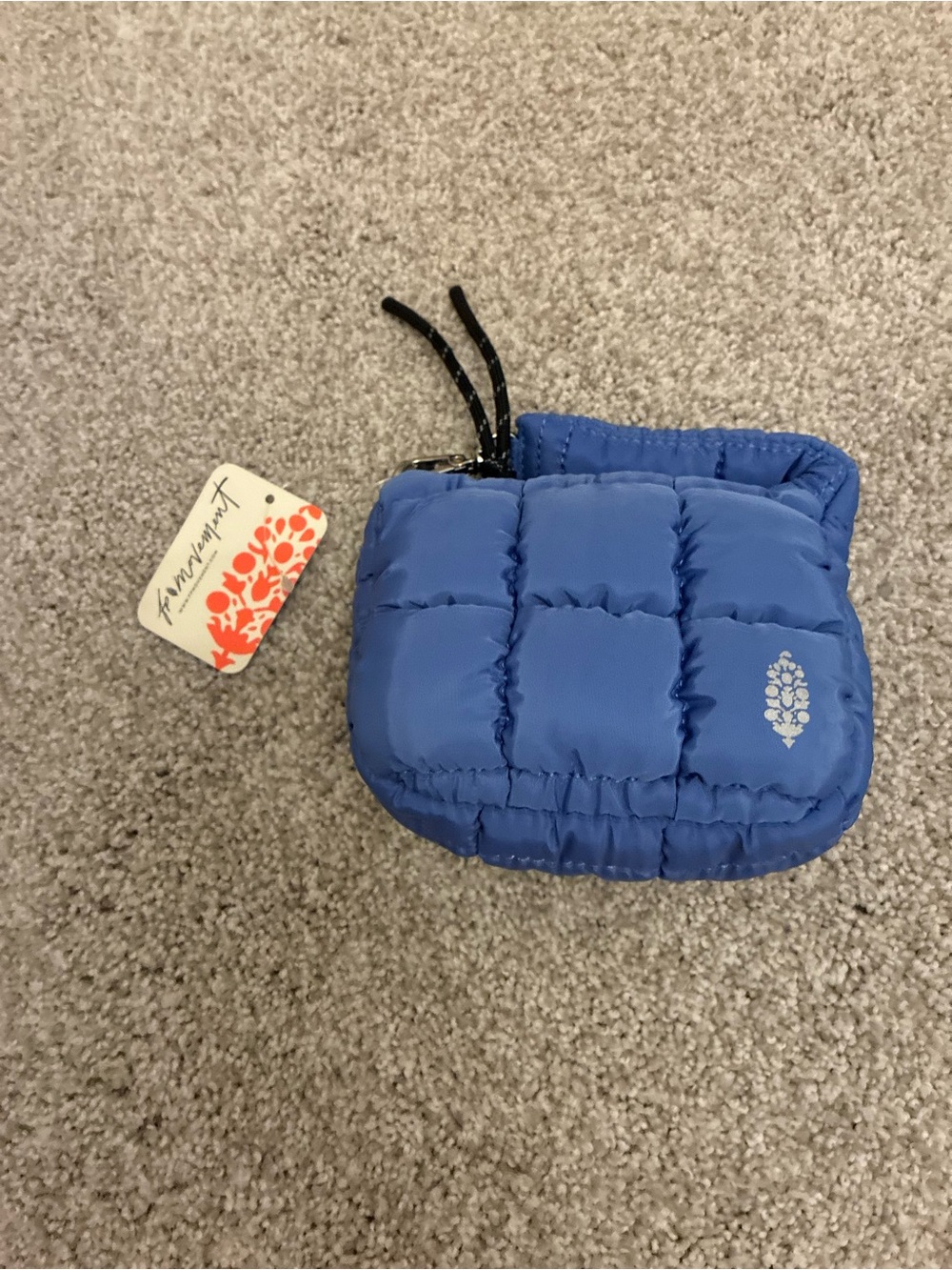 Free People Quilted Royal Blue bag
